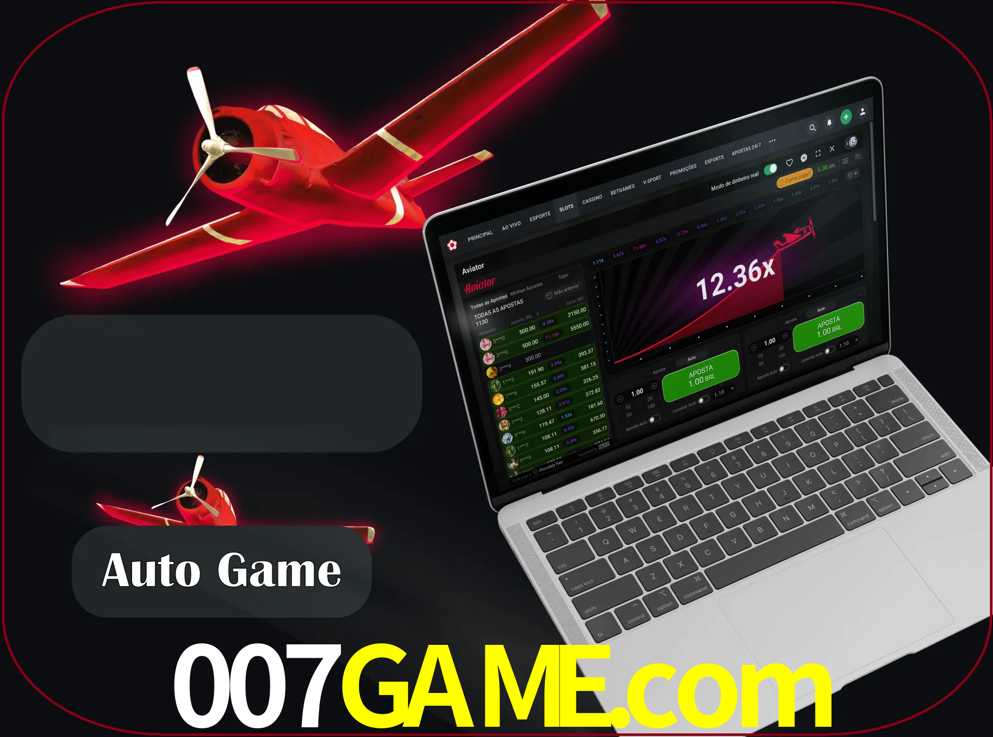 No modo automático, os jogos apostam e sacam seu dinheiro automaticamente.