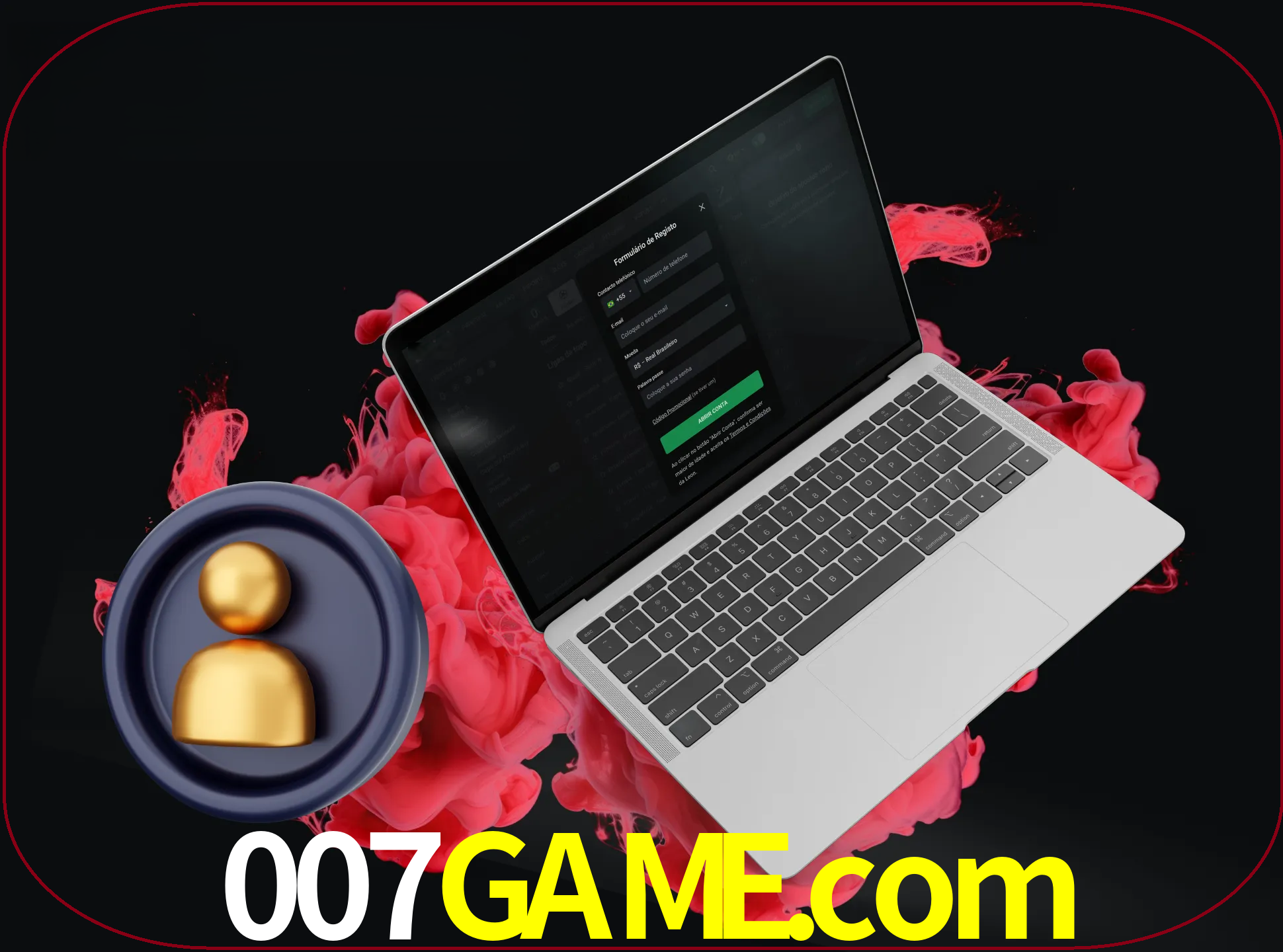 No cabeçalho do site 007game, clique no botão que o levará a um formulário especial onde terá de introduzir as suas informações actuais.