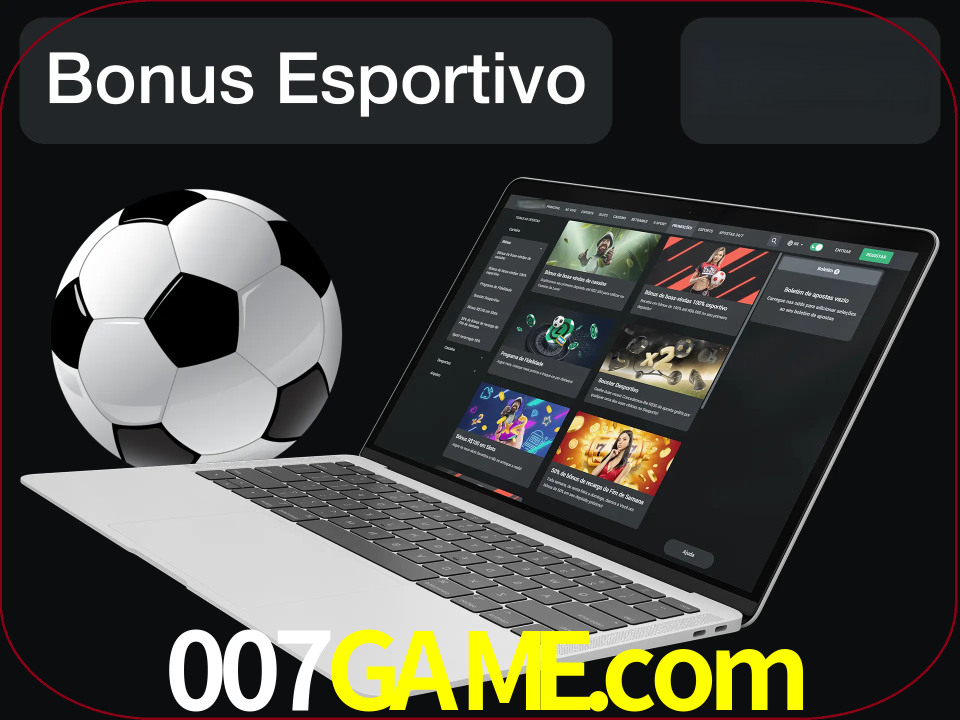 Antes de começar a apostar, use o bônus esportivo.