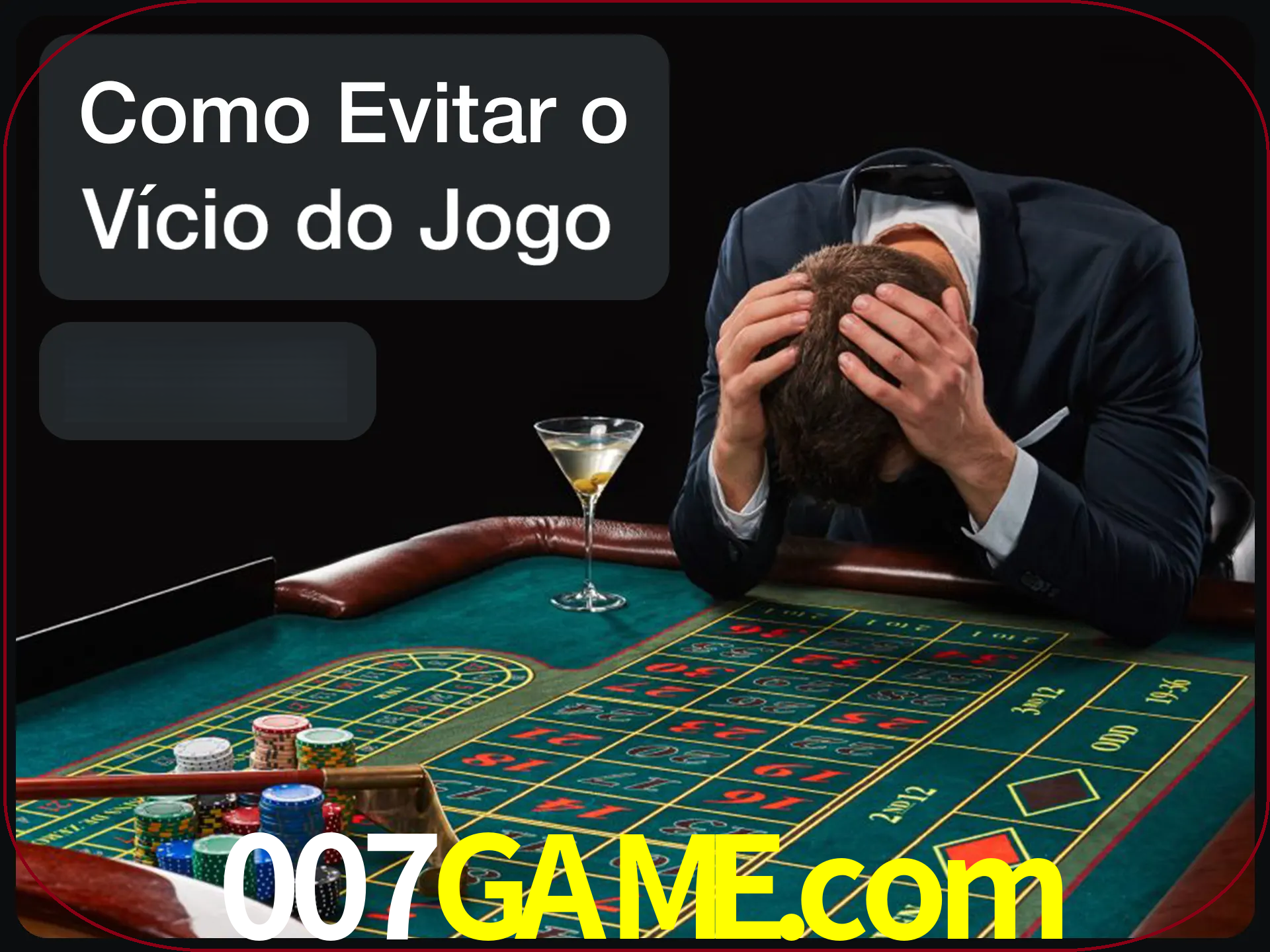 Você é responsável por cada uma de suas apostas.